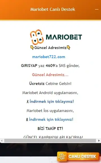 Read more about the article Mariobet Mobil Giriş Adresi
